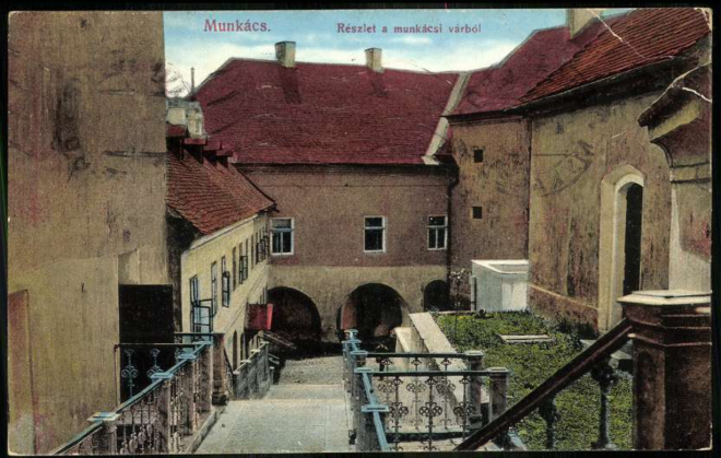 7. Munkács Részlet A Munkácsi Várból. Zempléni Múzeum, Szerencs Képeslapok, 1932.